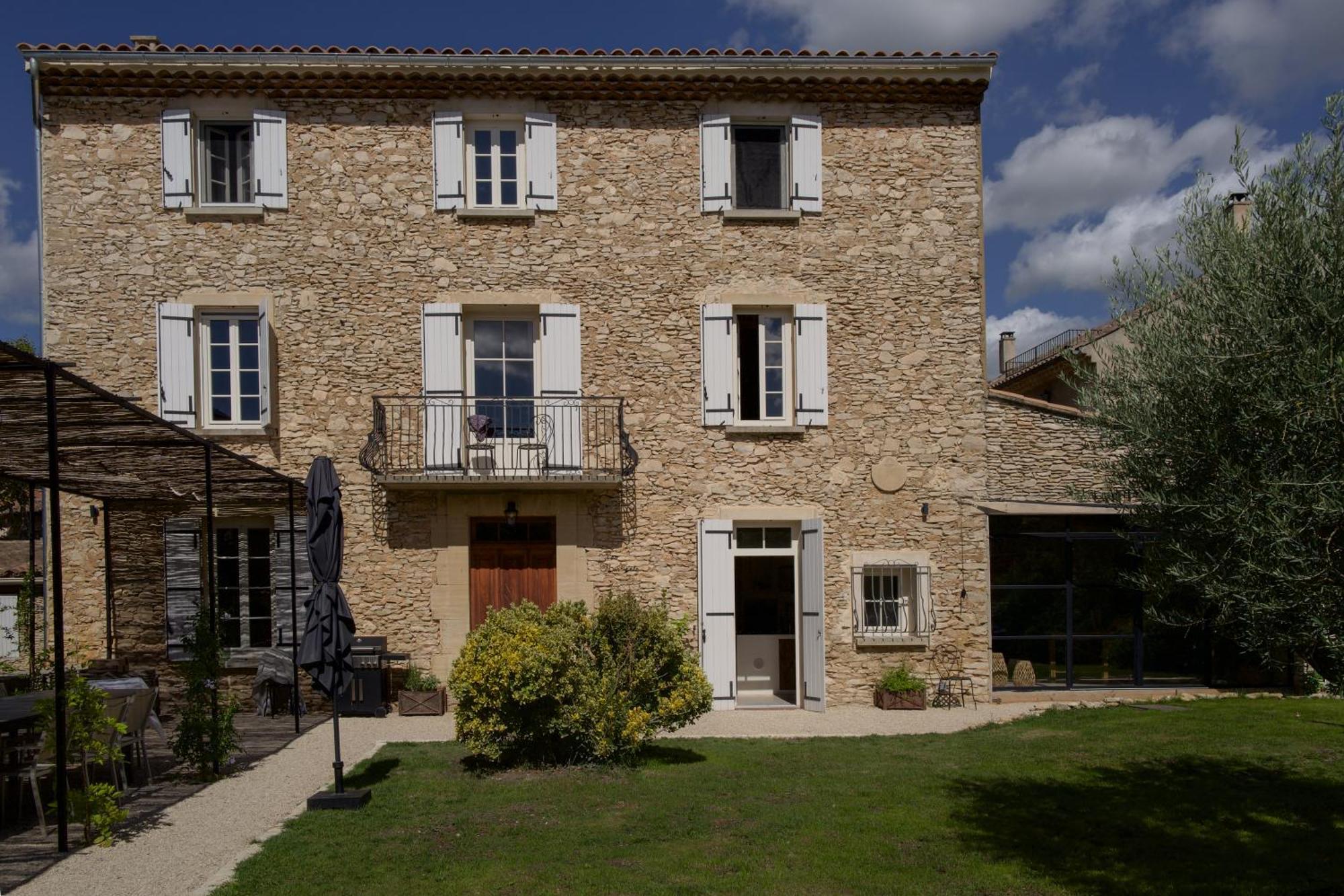 Provenzalisches Landhaus Les Martinets Am Fusse Des Mont Ventoux Villes-sur-Auzon エクステリア 写真
