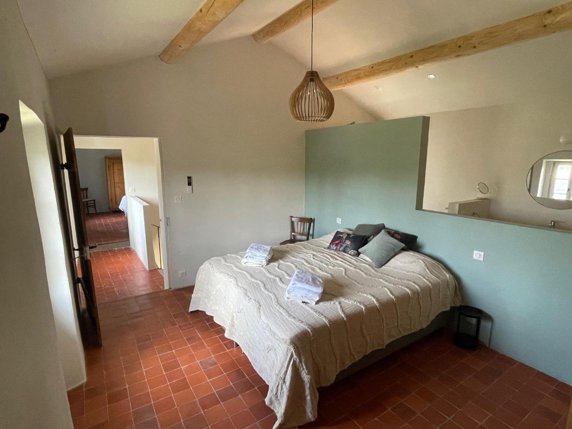Provenzalisches Landhaus Les Martinets Am Fusse Des Mont Ventoux Villes-sur-Auzon エクステリア 写真