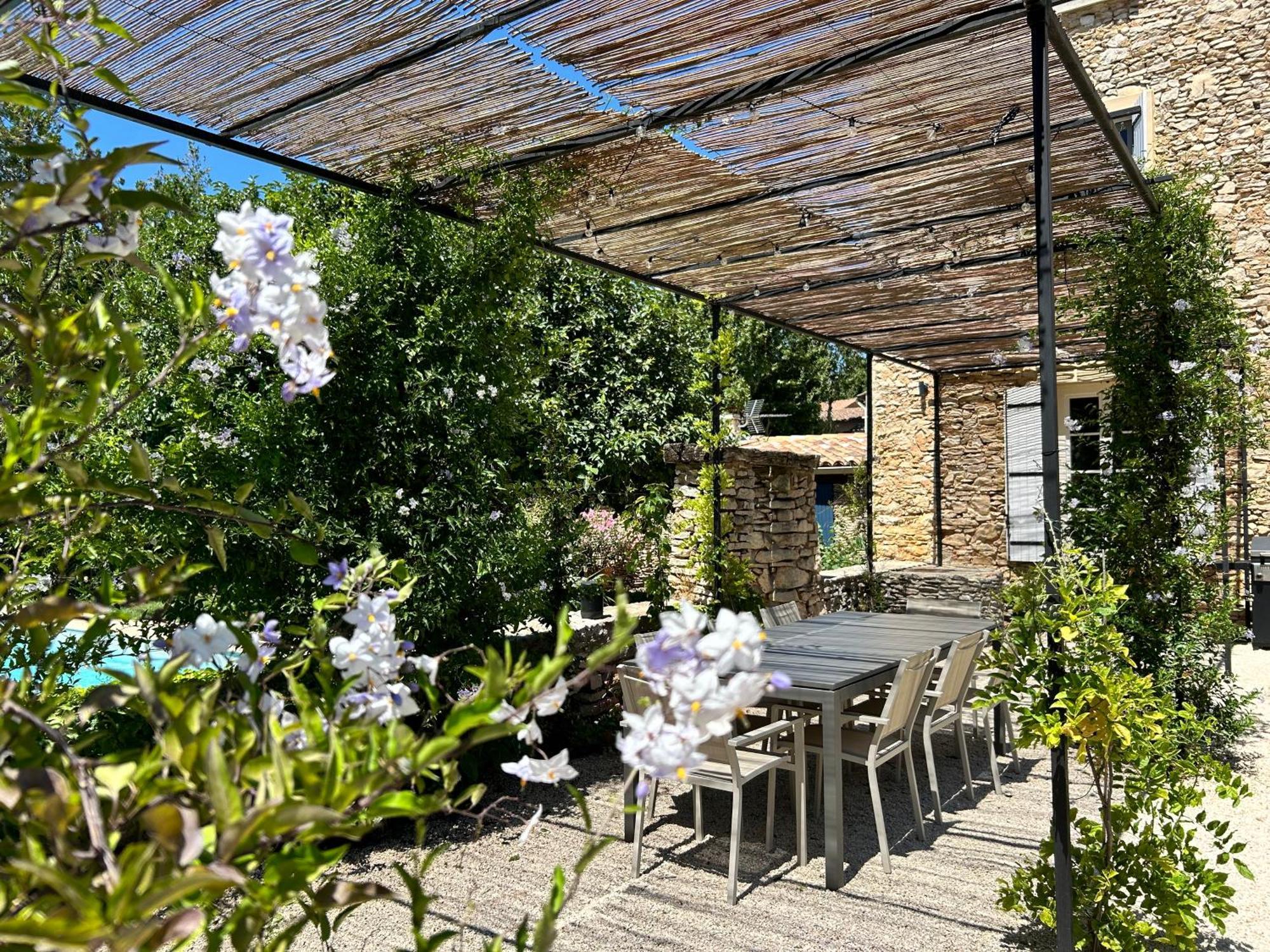 Provenzalisches Landhaus Les Martinets Am Fusse Des Mont Ventoux Villes-sur-Auzon エクステリア 写真